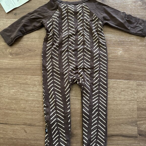 NWT Kyte Baby Herringbone Longall  3-6 Months - Picture 3 of 3